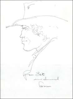 Hermann. Dessin dédicacé Comanche | BDEnchères