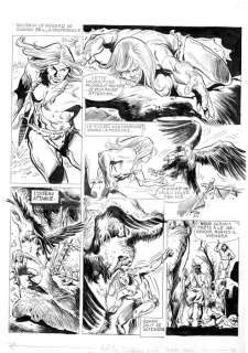 Rahan - tavola originale per "Pif" - Page volante | Catawiki