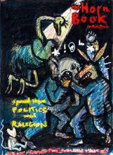 Art Spiegelman | HORN BOOK Illustration à l’encre, crayon de couleur et feutre | Cornette de St Cyr