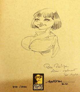 Maester Rare Dédicace... | MAESTER Rare dédicace sur le sketchbook édité par Comix... | Vermot et Associés