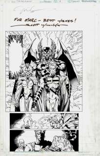 Jim Lee Scott Williams - divine right preview p 7 splash (cover scene) 1997