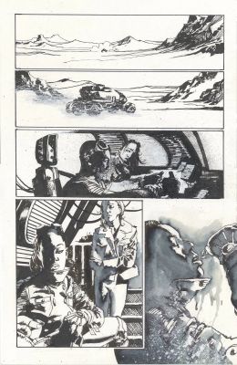 Jason Shawn Alexander | Frostbite Original Art page 6, Issue 3 | Jason Shawn Alexander
