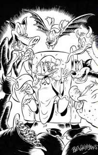 Bas Heymans - Uncle Scrooge - Monsters - Art préliminaire original | Catawiki
