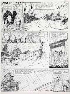 Michetz | Tako, planche n°40 Ã  l’encre de Chine de l’épis… | Banque Dessinée