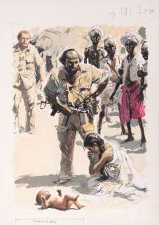 Albert Brenet (1903-2005) La... | Albert BRENET (1903-2005) La douleur d’une mère. Gouache... | Drouot Estimations