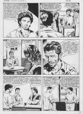 Alessandro Bocci | DAMPYR n.75, LO SPOSO DELLA VAMPIRA – pag.27 | Avalon Comic Art