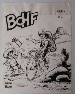 Laudec - Originele covertekening - Fanzine BOHF nr. 3 | Catawiki