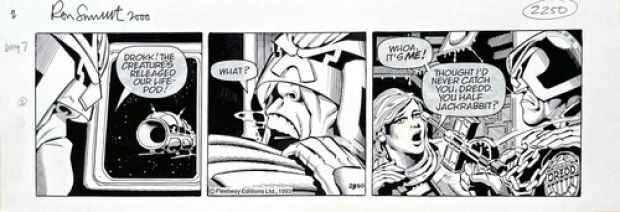 Original Judge Dredd artwork by Ron Smith - ’Thought I’d Never Catch You!’ | eBay Europe (Buy It Now)