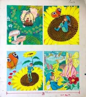 Embleton, Gerry - Originele pagina in kleur (gouache) - Fairy Tales - (1970) | Catawiki