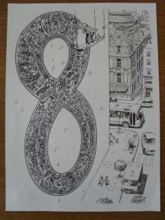 Stallaert, Dirk | Original drawing  - Portfolio ’Arti et Amicitae’  - (2014) | Catawiki