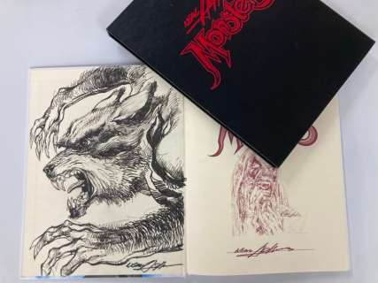 Neal Adams | Werewolf drawn into a copy of Monsters Deluxe Edition | Neal Adams