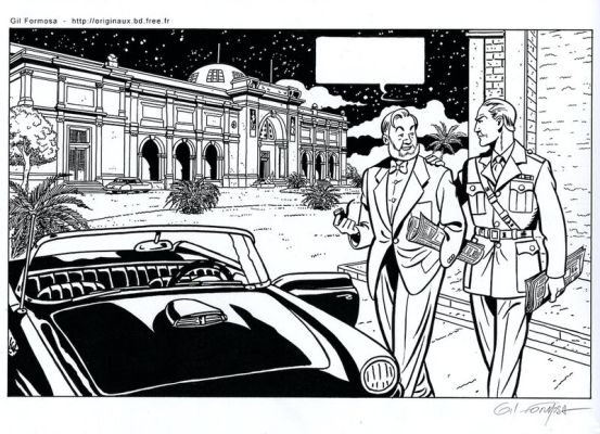 Gil Formosa, Edgar Pierre Jacobs (Concept) | BLAKE et MORTIMER Publicité | 2DGalleries