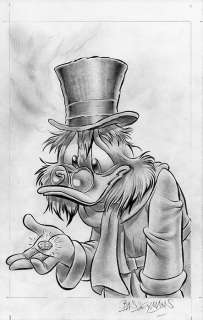 Bas Heymans - Uncle Scrooge - Poor - Art préliminaire original | Catawiki