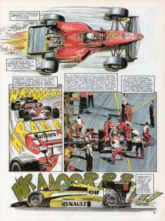 Il Giallo della F 1 - P. Ongaro - original page "GP Brasile" - Page volante (1984) | Catawiki