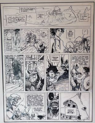 Régis Loisel, Serge Le Tendre (Scénariste) | Planche originale de Loisel - La quête de l’oiseau du temps tome 4 | 2DGalleries