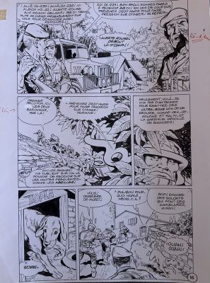 Jean-Yves Mitton | Mitton, Mikros#50, passeport pour l’infin, planche nº14, Titans#84, 1986. | 2DGalleries