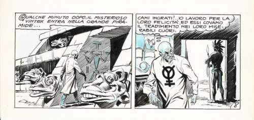 Tex s. Gila  - Galep - striscia originale "Il Folle Vindex" - EO - (1957) | Catawiki