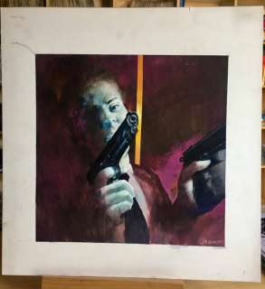 I Maestri del Giallo #13 - Cover originale Jacono "Cadaveri di donne gialle" - Page volante | Catawiki