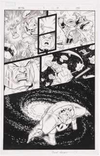 MARVEL ADVENTURES HULK #7 PAGE ORIGINAL ART BY DAVID NAKAYAMA. | Hake’s
