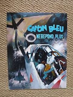 Thos, Yves | Colouring for a cover  - Tanguy et Laverdure  - Canon bleu ne repond plus [No Reply from the Blue Canon]  - (1966) | Catawiki
