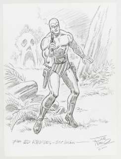 THE PHANTOM ORIGINAL ART PENCIL SKETCH BY JIM APARO. | Hake’s