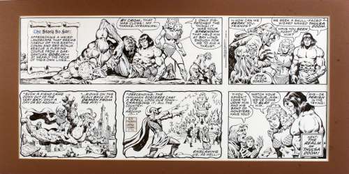 CONAN SUNDAY PAGE ORIGINAL ART. | Hake’s