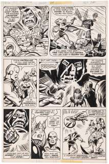 SUPER-VILLAIN TEAM-UP #14 COMIC BOOK PAGE ORIGINAL ART BY BOB HALL. | Hake’s