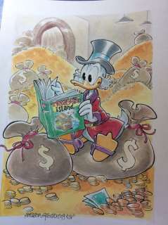 Uncle Scrooge-Zio Paperone-Picsou - â€œUn tesoro da leggere, Zio Paperone!â€ - Page volante - umpublished - (2019/2019) | Catawiki
