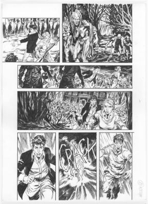 Paolo Martinello | DYLAN DOG n.478 – HARLECH ASYLUM, pag.72 | Avalon Comic Art