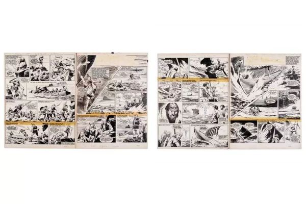 Lot 447 - Original artwork for Karl the Viking by Don Lawrence | misc / divers