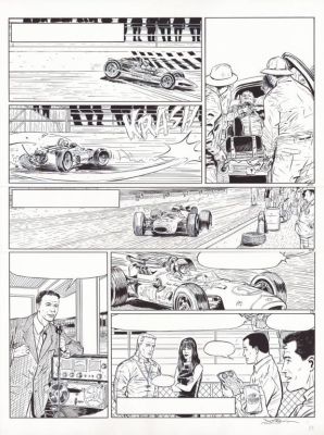 Dutreuil. Planche originale Michel Vaillant | BDEnchères