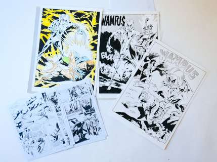Luciano BERNASCONI WAMPUS Suite... - Lot 130 - Luciano BERNASCONI WAMPUS Suite de trois planches originales...