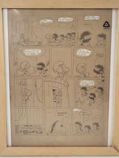 Pierre Cullifort (1928-1992) Dit Peyo, Épreuve D’impression de La Planche N°37 de L’album N° 6 "Le Cosmoschtoumff", Certains Textes Collés Encre de Chine Sur Papier Ou Encre de Chine Directement Rédigés Sur L’épreuve, Circa 1970, Dim. 29 X 21 Cm. |  | misc / divers