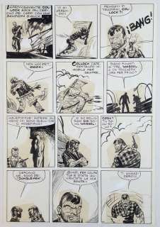 Hugo Pratt - Tavola Originale n. 247 "Junglemen!" - Page volante - (1963) | Catawiki