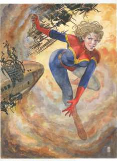 MANARA The Avengers The Enemy WithiN#1 Aquarelle et encre de Chine pour | Millon