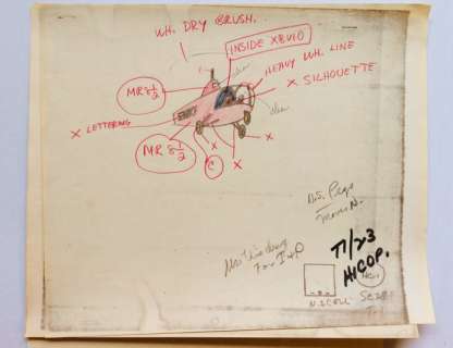 Tintin - 4x Croquis préparatoire pour film d animation -  (années 60) | Catawiki