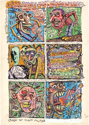 KONTURE MATTT (né... - Lot 170 - KONTURE MATTT (né en 1965) Konture en vacances Technique...