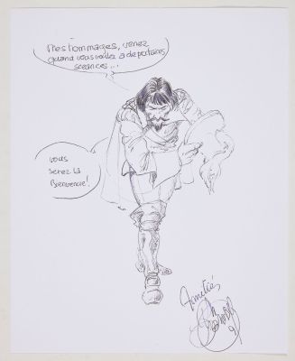 Delaby - Dédicace... | Delaby - Dédicace : Superbe dessin NON NOMINATIF sur... | Tessier Sarrou
