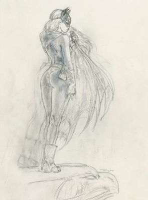 Luis Royo | BAT GIRL - SCKETS MODEL 10 | Laberinto Gris