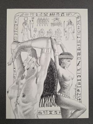 Glogowski , Philippe - illustration originale - "Les filles d’Isis" | Galerie des bulles