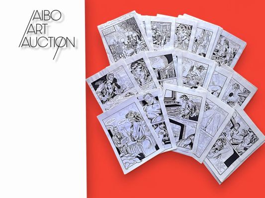 Nestore Del Boccio... | Lot 34 - Nestore Del Boccio (des) et Pierre (sc) - Série Orange... | Aibo Art Auction