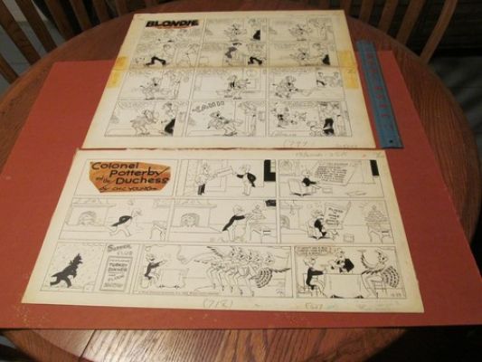 BLONDIE ORIGINAL SUNDAY COMIC STRIP ART, 12-23- 1962, CHIC YOUNG | eBay US (Buy It Now)