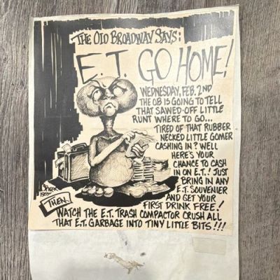 Shoek Original Comic Strip Art E.T. Go Home! 1983 Modern Age SPIDER Artist rare | eBay US (Buy It Now)