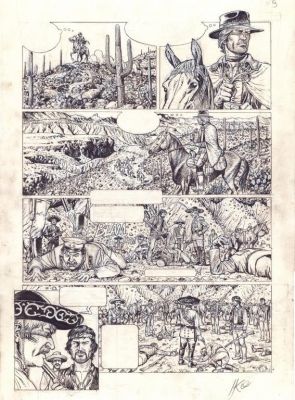 Lot 622 - Iko. Planche originale Durango