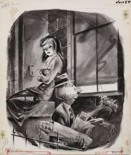 Jack Cole â€œNo Thanks, Just Lookingâ€ cartoon art. | Profiles in History