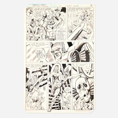 Lot 340 - Alex Saviuk and Frank Chiaramonte, World‘s Finest #281 Story Page 28 Original Art (DC Comics, 1982)