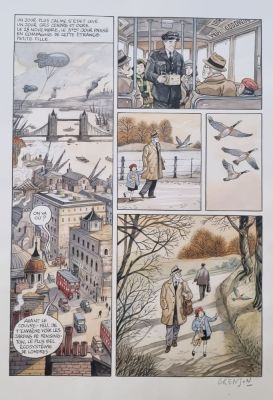 Grenson , Olivier - Planche originale en couleur directe - Le partage des mondes | Galerie des bulles
