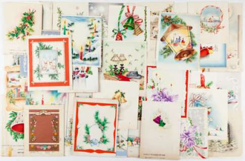 Norcross Greeting Card Artist - Christmas Themed Illustrations Original Art Group of 51 (Norcross, c. - | Heritage