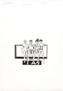 George Perez - The Original Teen Titans Illustration Original Art (DC, c. 1983).... | Heritage