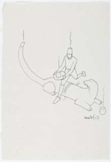 Jean Giraud (Moebius) "Lizard’s Lunch" Sketch Original Art (2003).... | Heritage